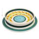 ERICE Collection Set Dishes Plates Service Tableware Dinnerware Ceramic Handcraft  Handpainted Made in Italy 