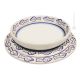 CEFALÙ Collection Set 18 Dishes Plates Service for 6 Persons Tableware Dinnerware Ceramic Handcraft  Handpainted Made in Italy 