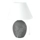 ORCHIDEA Table lamp abat-jour bedside lamp lampshade artistic ceramic handmade authentic Made in Italy grey