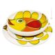 PALERMO Collection Set 12 Dishes Plates Service for 4 Persons Tableware Dinnerware Ceramic Handcraft  Handpainted Made in Italy 