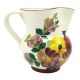 BOCCALE DECORO TRADIZIONALE Ceramic carafe pitcher decanter handmade hand painted authentic Made in Italy from the Friuli region - 8.8oz