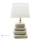 Marble Stone LAMP, lampshade in genuine natural stone, with a modern design and handcrafted.