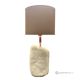 Marble Stone LAMP, lampshade in genuine natural stone, with a modern design and handmade.