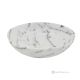 BOWL in Bianco Ibiza marble, authentic natural stone with unique veining, handmade.