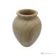 Curved VASE in natural and authentic Teak stone, handmade, refined and sophisticated style.