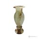 VASE, amphora in green onyx marble, authentic and handmade, elegant and exclusive design.