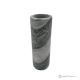 Cylindrical VASE in Grey marble, authentic natural stone, handmade, modern design.