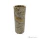 Cylindrical VASE in authentic natural fossil stone, handmade, modern and refined design.