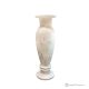 VASE, amphora in white marble authentic love, handmade, with elegant and sophisticated design.