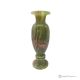 VASE, amphora in green onyx marble, authentic stone, handmade, elegant design.