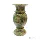 VASE in green onyx marble, top quality authentic stone, handmade, decorative.