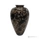 VASE, brown marble jar, top quality authentic stone, handmade, decorative.