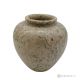 Marble Spherical Flower Vase, Quality Natural Fossil Stone, Handmade, Classic Design.