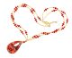 CORINNE Jewellery Fashion Necklaces Authentic Murano Glass Venice Gold Leaf 24kt Aventurine