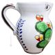 BROCCA CACTUS Ceramic carafe pitcher decanter authentic handmade Sicily Made in Italy