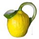 BROCCA LIMONE Pitcher carafe jug decanter original creations in artistic ceramic Made in Italy