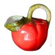 BROCCA POMODORO Pitcher carafe jug decanter original creations in artistic ceramic Made in Italy