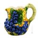 BROCCA UVA Pitcher carafe jug decanter original creations in artistic ceramic Made in Italy