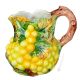 BROCCA UVA Pitcher carafe jug decanter original creations in artistic ceramic Made in Italy