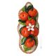 TOMATOES Wall decorative object to hang artistic ceramic