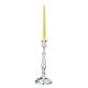 CANDELIERE INGLESE 1 Flame Candlestick Candelabra Candle Holder Silver Plated Handcraft Made in Italy