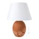 GIMGKO Table lamp abat-jour bedside lamp lampshade artistic ceramic handmade authentic Made in Italy red