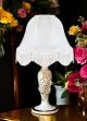 LAMP Table lamp abat-jour lampshade Baroque style artistic ceramic with 24k gold details Made in Italy