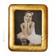 CORNICE Photo frame picture frame handmade ceramic artistic 24k gold leaf Made in Italy