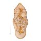 PICTURE Wall decorative object to hang Baroque style artistic ceramic with 24k gold color Swarovski crystals