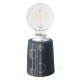 BOLLE Table lamp abat-jour bedside lamp lampshade artistic ceramic handmade authentic Made in Italy grey