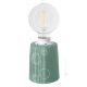 BOLLE Table lamp abat-jour bedside lamp lampshade artistic ceramic handmade authentic Made in Italy green