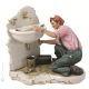 PLUMBER Statuette statue figure porcelain Capodimonte handmade Made in Italy exclusive