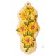 PICTURE Wall decorative object to hang Baroque style artistic ceramic with 24k gold details Made in Italy