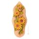 PICTURE Wall decorative object to hang Baroque style artistic ceramic with 24k gold details Made in Italy