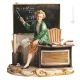 THE TEACHER Statuette statue figure porcelain Capodimonte handmade Made in Italy exclusive