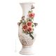 VASE Baroque style artistic ceramic with 24k gold details Made in Italy