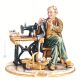 TAILOR Statuette statue figure porcelain Capodimonte handmade Made in Italy exclusive