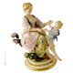 MOTHER WITH BABY Statuette statue figure porcelain Capodimonte handmade Made in Italy exclusive