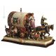 THE ROMAN CARAVAN Statuette statue figure porcelain Capodimonte handmade Made in Italy exclusive