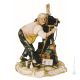 PHOTOGRAPHER Statuette statue figure porcelain Capodimonte handmade Made in Italy exclusive