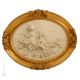BUCOLIC SCENE picture bas-relief porcelain Capodimonte handmade Made in Italy exclusive