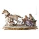 ON THE SNOW Statuette statue figure porcelain Capodimonte handmade Made in Italy exclusive