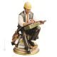 ELECTRICIAN Statuette statue figure porcelain Capodimonte handmade Made in Italy exclusive