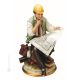 ENGINEER Statuette statue figure porcelain Capodimonte handmade Made in Italy exclusive