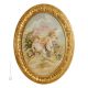 CHERUBS WITH ROSES Picture Bas-relief Porcelain Capodimonte Made in Italy