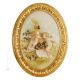 CHERUBS WITH GRAPES Picture Bas-relief Porcelain Capodimonte Made in Italy