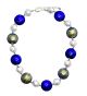 PARIGI Jewellery Fashion Necklaces Authentic Murano Glass Venice Gold Leaf 24kt Platinum