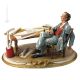ARCHITECT Statuette statue figure porcelain Capodimonte handmade Made in Italy exclusive