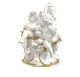 THREE CHERUBS Statuette statue figure porcelain Capodimonte handmade made in Italy exclusive