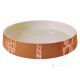 VASSOIO Centerpiece tray authentic artistic ceramic made and decorated by hand Made in Italy red